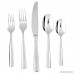 Fortessa Lucca 18/10 Stainless Steel Flatware Dessert/Oval Soup Spoon Set of 12 - B00EOPEB2K